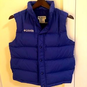 Cropped Columbia Down Vest